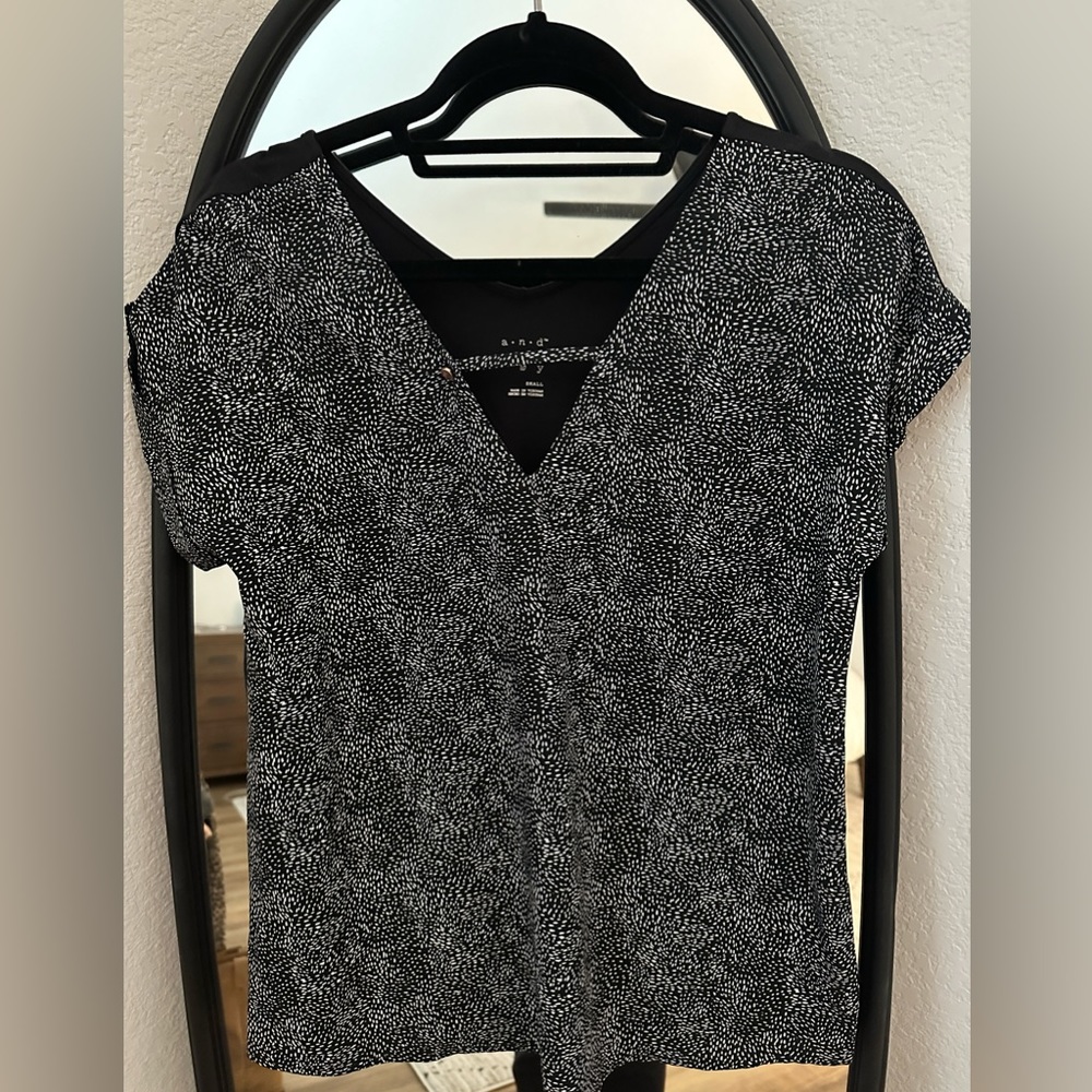 A New Day Black Top. Size Small. Worn only a few times.